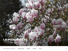 Tablet Screenshot of lapichardiere.com